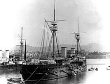 Pelayo at Genoa, October 1892