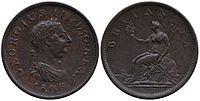 Penny, Great Britain, 1806 - George III.jpg