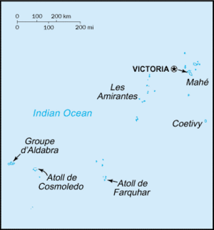 Location of Victoria