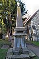 Thames Ditton, St Nicholas' churchyard, Johnson obelisk (2)