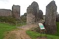 The ruins of White Castle on a gloomy October day - geograph.org.uk - 1007095