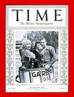 Time Magazine Cover Marx Brothers
