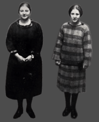 Vera Menchik and Olga Menchik cutouts February 1926 BCM