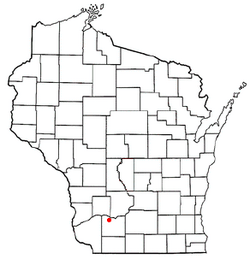 Location of Clyde, Wisconsin