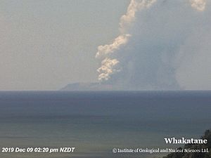 White Island 9 December 2019 eruption
