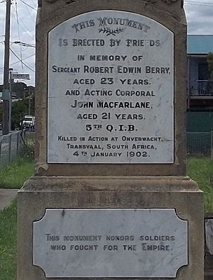 Berry and MacFarlane Monument plaques, 2014