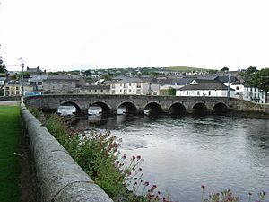 Bridge on the Leitrim River in Wicklow Town - geograph.org.uk - 1437981