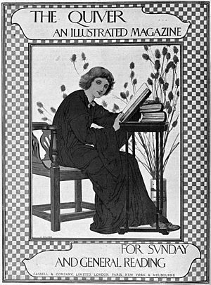 Cartel del periódico ilustrado The Quiver, de Henry Ryland