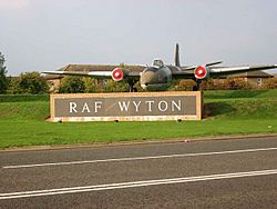 Entrance to RAF Wyton - geograph.org.uk - 262207.jpg