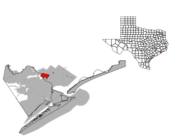 Location of San Leon, Texas