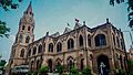 Government College University, Lahore - Clock tower and main building