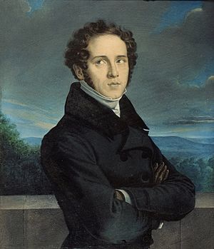 Jean-François Millet - Ritratto del compositore Vincenzo Bellini