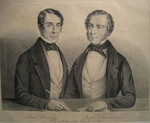 Lords Cowley and Clarendon