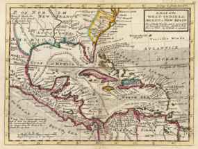 Moll - A Map of the West-Indies