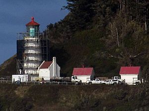 Restoring heceta head lighthouse February 2012