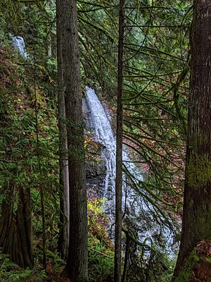 Rufus Creek Falls in Lookout Mountain Preserve, Sudden Valley, WA