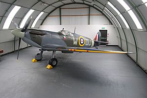 Spitfire Mk.IIA P7540 at the Dumfries and Galloway Aviation Museum