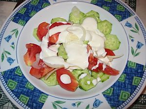Tomato Cucumber Salat