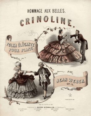 1854 Crinoline Ditson