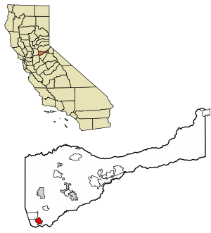Location of Camanche North Shore in Amador County, California.