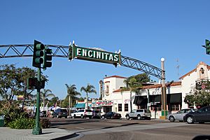 Downtown Encinitas, California