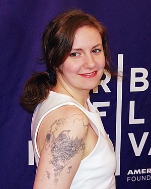 Lena Dunham at the 2012 Tribeca Film Festival premiere for the film, Supporting Characters