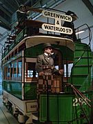 London Transport Museum Double-decker Horse drawn tram