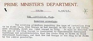 Memo from the Prime Minister's Department 6 March 1939