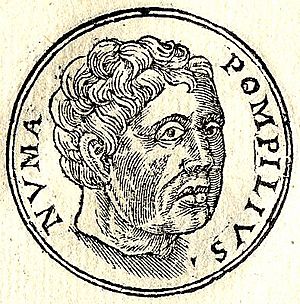 Numa Pompilius, from Promptuarii Iconum Insigniorum