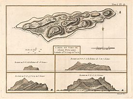 Pitcairn map by Robert Benard 1774