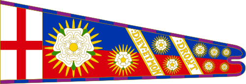 Royal Standard of Edward IV of England (Roses of York).svg