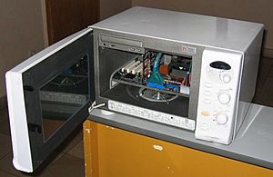 Casemodding microwave