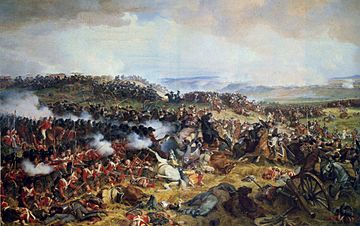 Charge of the French Cuirassiers at Waterloo