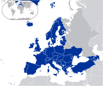 Council of Europe (blue)