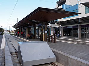 Gungahlin Place light rail terminus May 2019