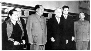 Mao Zedong visit Nikolai Bulganin
