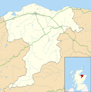 EarnsideCastle is located in Moray