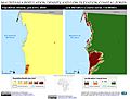 Nouakchott, Mauritania Population Density and Low Elevation Coastal Zones (5457913604)