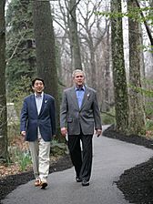 Shinzo Abe & George W Bush, 2007Apr27
