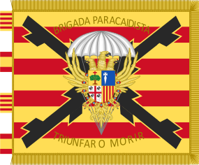 Standard of the 6th Airborne Brigade Almogávares