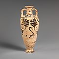 Terracotta amphoriskos (oil flask) MET DP114678