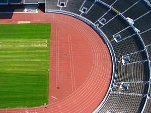 Track and field stadium
