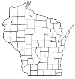 Location of Dewey, Wisconsin