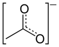 Acetate-anion-resonance-hybrid-2D-skeletal