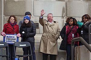 Elected officials and candidates for political office lent their support to March for Our Lives