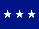 Flag of a United States Air Force lieutenant general