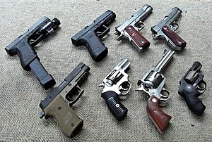 Handgun collection