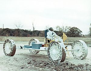 Lunar Roving Vehicle Mobility Test Article Dress Test