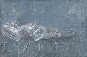 Målning av Gustav II Adolf på lit de parade - Livrustkammaren - 91527