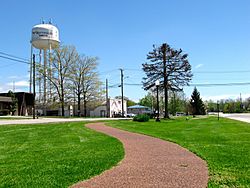 Greenway and water tower in Monteagle
